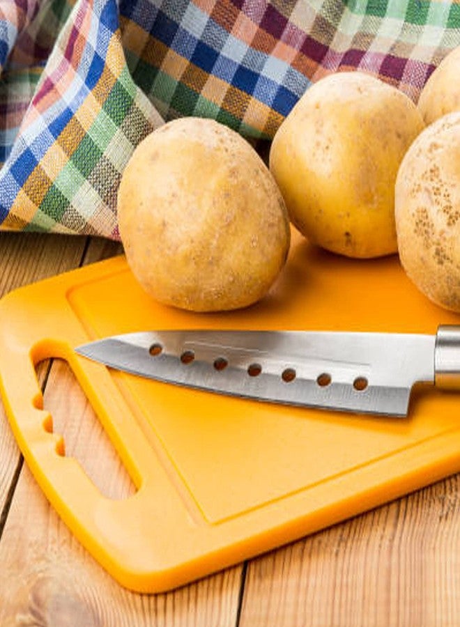 Garth Chopping Board Cutting Board Vegetable Fruits Chopping Board for Kitchen Plastic Food Cutting Block Mat Tool with Hang Hole | Pack of 1 - Image 2